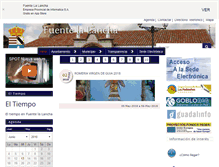 Tablet Screenshot of fuentelalancha.es